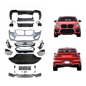 Kit de Carrocería Estilo X4M de Alta Calidad para <span class=keywords><strong>BMW</strong></span> <span class=keywords><strong>X4</strong></span> <span class=keywords><strong>M</strong></span>-Tech 2018-2020 |   Kit Completo de Conversión: Parachoques Delantero, Difusor Trasero y Faldones Laterales - Product Image 1