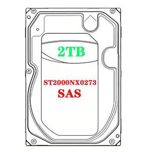 ราคาใหม่ ST2000NX0273 สำหรับ Exos 7E2000 ฮาร์ดไดรฟ์แบบ SAS ขนาด 2TB 512e ความเร็ว 12Gb/s 7200 RPM 128MB สำหรับองค์กร - Product Image 1