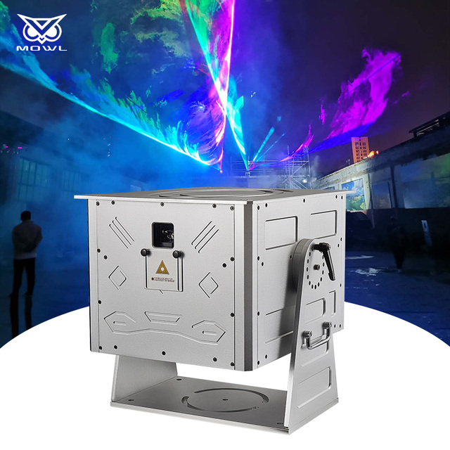 Outdoor Professional Stage Equipment Waterproof IP65 40W 50W 60W 80W 100W DMX ILDA RGB Laser Light Advertising Projector