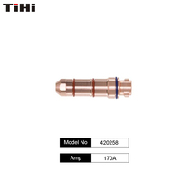 Électrode de découpe au plasma en cuivre de haute qualité 420249/420258/420276 pour XPR300 Acier doux