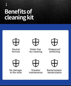 Wasserdichtes Sneaker-Reinigungs set mit Wildleder-Nubuk-Stoff materialien Schuhpflege-Reinigungs <span class=keywords><strong>spray</strong></span> für Sportschuhe für den Außenbereich - Product Image 2