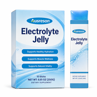 Ausreson Gelée Énergisante Végétalienne Naturelle pour Adultes : Complément Sportif à Électrolytes pour une Réhydratation Rapide et la Récupération Énergétique
