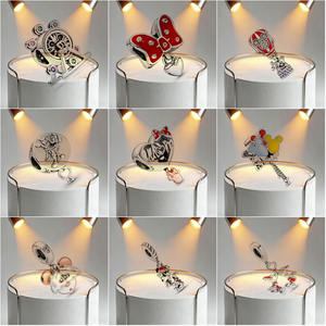 Serie de Pulseras de Plata <span class=keywords><strong>S925</strong></span> <span class=keywords><strong>Ale</strong></span> Logo Pando, Collar con Colgante de Ratón, Pulsera Arcoíris, Set de Cuentas para DIY - Product Image 5