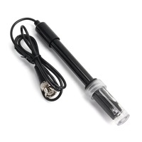 Sonde de mesure de pH 0-14 en gros, capteur de détection pour aquarium, hydroponie, laboratoire, connecteur de test de potentiel pH-201