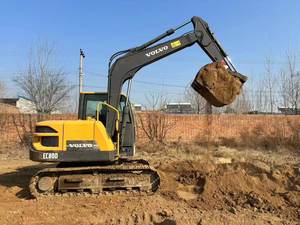 Pelle hydraulique sur chenilles Volvo EC80D 8TON d'occasion en bon état de fonctionnement, moteur et pompe d'origine coréenne à vendre - Product Image 2