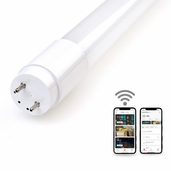 2FT 4FT 10W 20W Google Home Tuya APP telecomando Wireless CCT dimmerabile Smart T8 Led Tube Light