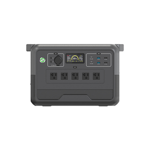 สถานีพลังงานแบบพกพา1008Wh 1200วัตต์แบตเตอรี่ LiFePO4แบบเพียวไซน์เวฟ MPPT Pd 100W ชาร์จไร้สาย QC 3.0 USB สำหรับตั้งแคมป์ - Product Image 4