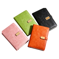 Cuaderno de Cuero PU Suave al Tacto, Cuaderno de Negocios A5 de Lujo Personalizado, Cuaderno con Cubierta de Cuero PU Suave A5