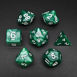 Venta al por mayor <span class=keywords><strong>de</strong></span> fábrica: Juego <span class=keywords><strong>de</strong></span> dados poliédricos <span class=keywords><strong>de</strong></span> un solo color con patrón <span class=keywords><strong>de</strong></span> mármol, dados acrílicos para juegos <span class=keywords><strong>de</strong></span> rol <span class=keywords><strong>DND</strong></span> y juegos <span class=keywords><strong>de</strong></span> mesa. - Product Image 6