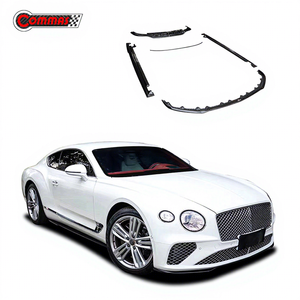 ชุดแต่งคาร์บอนไฟเบอร์ V8 สำหรับ Bentley Continental GT ปี 2019-2024 ประกอบด้วยลิ้นหน้า สเกิร์ตข้าง และดิฟฟิวเซอร์หลัง แบบ Bolt-On Retrofit Upgrade - Product Image 1
