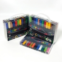 Bestationery Acrilicos Marcadores Promotional China Graffiti Coloring Sketch Permanent Art Acrylic Paint Marker Pens Set