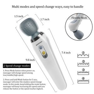 CE RoHS 마사지 스틱 무선 휴대용 마사지 지팡이 방수 디자인 6 모드 휴대용 마사지 지팡이 - Product Image 4