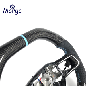 Volante de Fibra de Carbono Personalizado para <span class=keywords><strong>Ford</strong></span> Mustang GT 350 500 <span class=keywords><strong>Shelby</strong></span> 2024 - Product Image 4