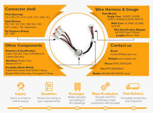 تجميع كابلات مخصصة من المصنع، تصنيع كهربائيات السيارات، أسلاك وحزم كهربائية للسيارات OEM/ODM - Product Image 5
