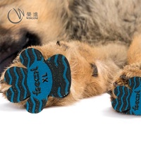 Vente en gros d'autocollants de patte d'animal de compagnie anti-brûlure résistants à la chaleur pour chien Patch protecteur antidérapant et anti-salissure en silicone