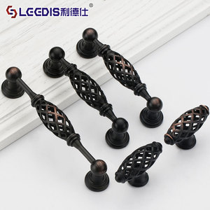 Lideshi Birdcage Cabinet Handles Antique Style Drawer Pulls For <b>Wardrobe</b> Kitchen Furniture Hardware 6161 - Product Image 1