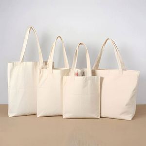 Sac fourre-tout en toile de coton de taille standard avec impression par sublimation de logo personnalisé, promotionnel - Product Image 1