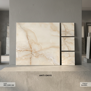 Vistaar 600x600mm Marble Look Glossy Porcelain Tiles Floor Wall Interior Design for Home - Product Image 6
