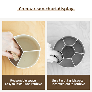 OEM/ODM เครื่องเขียนสำหรับนักเรียน360 ° ที่ใส่ปากกาทรงกลมแบบหมุนได้โต๊ะพลาสติก - Product Image 6