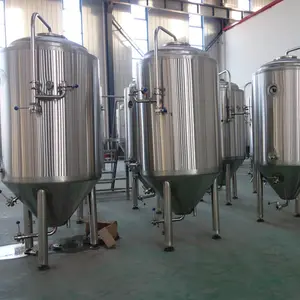 top manhole fermentation tank,double cooling areas beer fermenter