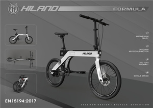 JOYKIE Stock d'usine européen 250w 36v 20 pouces vélo <span class=keywords><strong>pliant</strong></span> électrique à entraînement par courroie en alliage de magnésium - Product Image 6