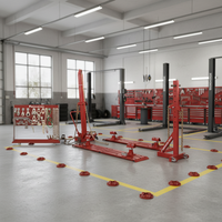 Banc de réparation automobile de précision, débossonneur de carrosserie, système de réparation de carrosserie et de châssis, modèle Ground Floor PRE-FL80