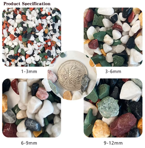Colorful <strong>River</strong> Crushed <strong>Stone</strong> Gravels for Road Decoration Terrazzo Flooring - Product Image 5