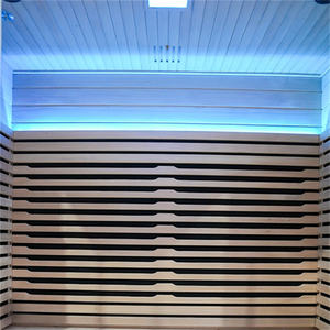 Venta caliente Sauna de espectro completo 4 personas Sauna infrarroja Terapia de luz roja Sauna seca de Finlandia - Product Image 5