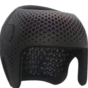 3D印刷カスタム処理OEMサービス灰色の樹脂ヘルメットのトップカバー
