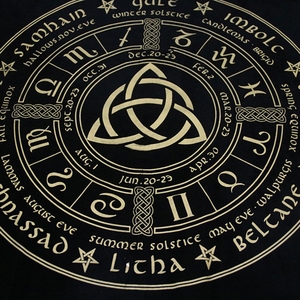 Witchcraft อุปกรณ์เกมกระดาน,โหราศาสตร์แผ่นไพ่ Oracle สำหรับกลุ่มดาวการทำนายดวงชะตาผ้าผ้าปูโต๊ะไพ่ทาโรต์เสื่อหนังนิ่ม - Product Image 3