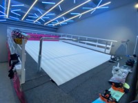Sistema de entrenamiento con alfombra para simulador de esquí comercial para interiores en gimnasios