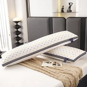 Oreiller de couple avec oreillers doubles Massage doux antistatique Maison Ménage pour mère et enfant Oreiller particulièrement long - Product Image 3