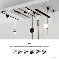 Sistema de Iluminación Magnética MT26 48V, Iluminación LED Regulable CRI90, Venta al por Mayor, Proveedor para Proyectos Comerciales, Hoteles y Villas