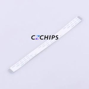 JS10A-10P-150-4-8 FFC Cable (Flexible Flat Cable) P=1mm Connector 10P 1mm 0.3mm Non-Inverting - Product Image 1