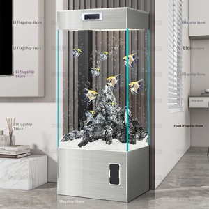 Pecera Vertical para Mascotas con Filtro Superior, Diseño para Sala de Estar, Calefacción, Multicolor, Sistema Inteligente para Colocar sobre <span class=keywords><strong>TV</strong></span> - Product Image 5