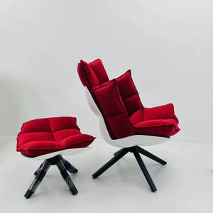 Chaise en fibre de verre de style moderne, pieds en bois massif, <span class=keywords><strong>fauteuil</strong></span> de salon, <span class=keywords><strong>fauteuil</strong></span> confortable, coquille de détente, chaise Husk - Product Image 5