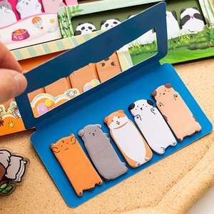 Animal Park Ins Style Memo <b>Pad</b> Cute High Beauty Self-Adhesive Thumb Stickers for Office School Back-to-School Essentials - Product Image 4