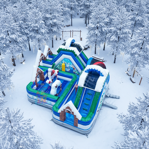 Vente flash : équipement de terrain de jeux gonflable sur le thème de la neige pour les centres de jeux intérieurs commerciaux, fabricant - Product Image 1