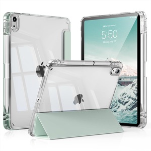 Nouveau design PC + TPU étui en silicone demi-<span class=keywords><strong>coque</strong></span> pour <span class=keywords><strong>iPad</strong></span> avec fente pour crayon Design ultra mince avec autocollant bricolage étui en cuir PU pour <span class=keywords><strong>iPad</strong></span> - Product Image 5