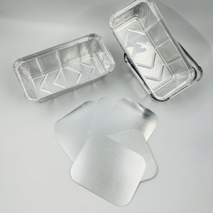 Tapa de Papel de Aluminio Desechable de Grado Alimenticio de Alta Calidad para Lonchera, Ensaladas y Bandejas de Comida - Hermética y Ecológica - Product Image 3