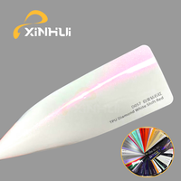Film Pelindung Bodi Mobil TPU Warna Berubah Diamond White Shift Red 7.5 Mil 1.52x15M Self Healing Anti Gores Pelindung Cat OEM/ODM