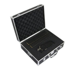 Custodia rigida in alluminio progettata per proteggere fotocamere + accessori, tablet, GPS e dispositivi elettronici da danni esterni - Product Image 6