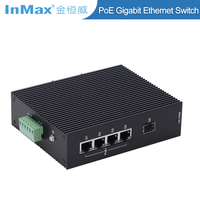 Power over ethernet 5 ports mini commutateur gigabit ethernet 4 ports PoE switch