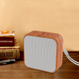 A70 Bluetooth 4,2 altavoz de madera portátil Bluetooth altavoz de Audio <span class=keywords><strong>HD</strong></span> mejorado Bass viajes de casa AUX apoyo Tf tarjeta D8 - Product Image 6