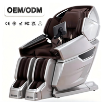 Fauteuil de massage relaxant à pression d'air intégrale zéro gravité avec musique Bluetooth et massage des jambes séparées
