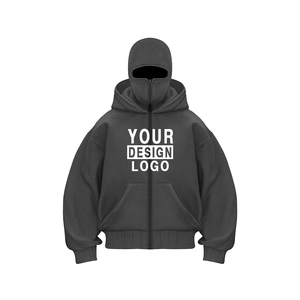 Sudaderas con Capucha de Forro Polar Extra Grandes para Hombre, con Logotipo Personalizado, de Algodón Suave Ecológico, Manga Regular, Color Liso - Product Image 1