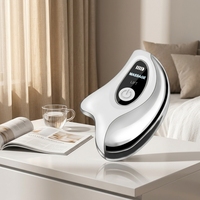 Nouvel appareil de soin de la peau pour usage domestique, masseur vibrant chauffant, écran LCD, appareil de beauté électrique Gua Sha pour le visage