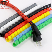 Protector de Cables en Espiral Flexible de 8mm-90mm, Funda Protectora para Cables, Organizador de Cables, Tubo Protector