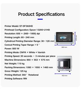 <span class=keywords><strong>เครื่อง</strong></span>พิมพ์ยูวีแบบโรตารี่สำหรับของขวัญส่งเสริมการขาย ขวด แก้ว <span class=keywords><strong>ป</strong></span>ากกา พิมพ์โลโก้ตามสั่ง - Product Image 2