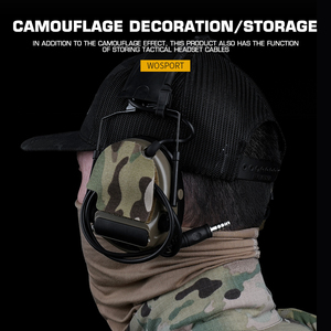 Wosport ชุดหูฟังลายพราง i/<span class=keywords><strong>iii</strong></span>/v/vi comtac Series อุปกรณ์เสริมสำหรับชุดหูฟัง - Product Image 2